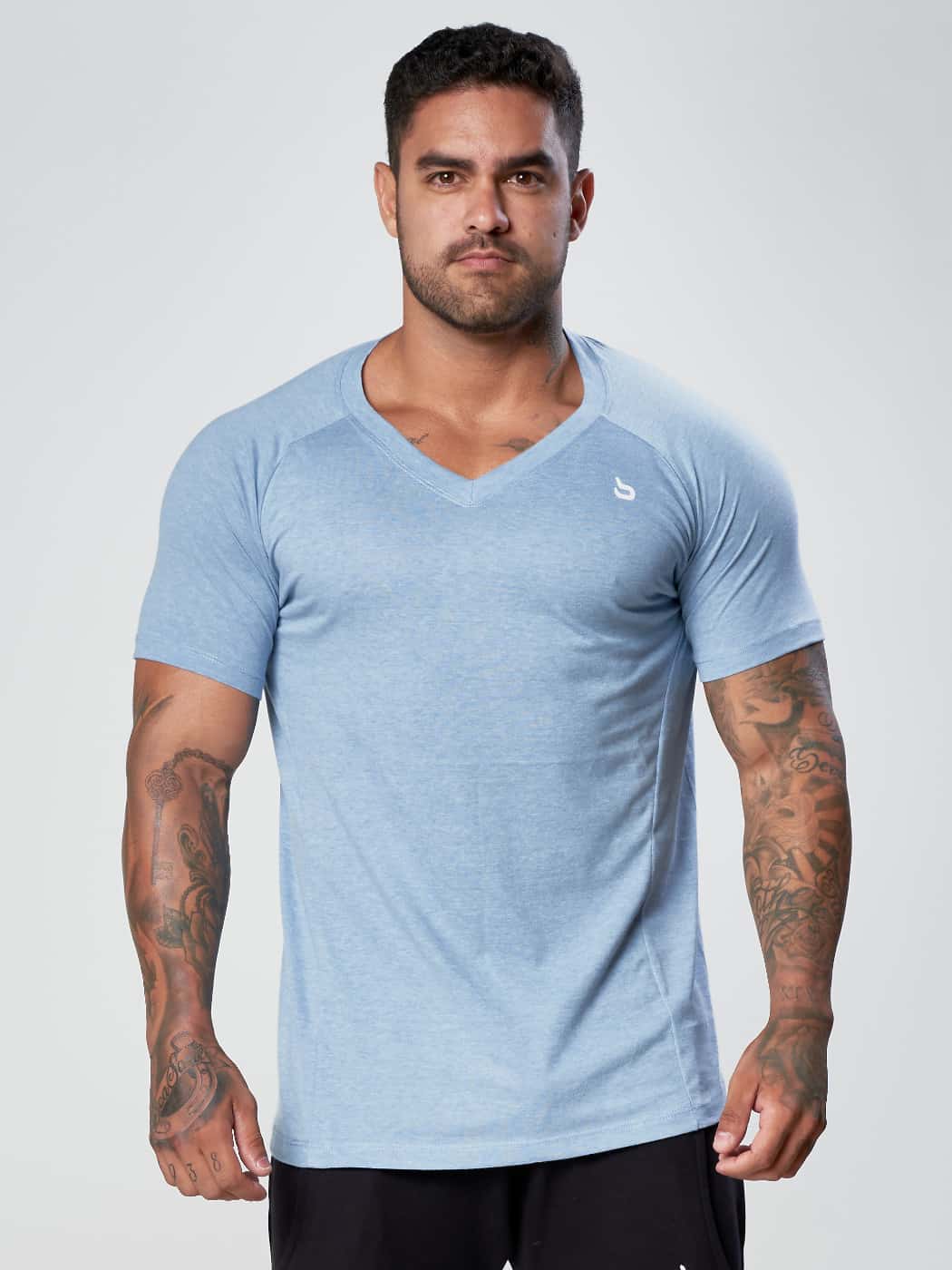 camisa de malhar masculina