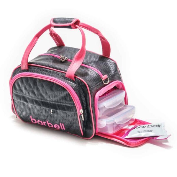 barbell-gym-mini-black-rose-3 Bolsa Térmica Gym Mini Black Rose